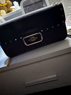 Coach Colorblock Signature Morgan Crossbody - Brown/Black/Gold